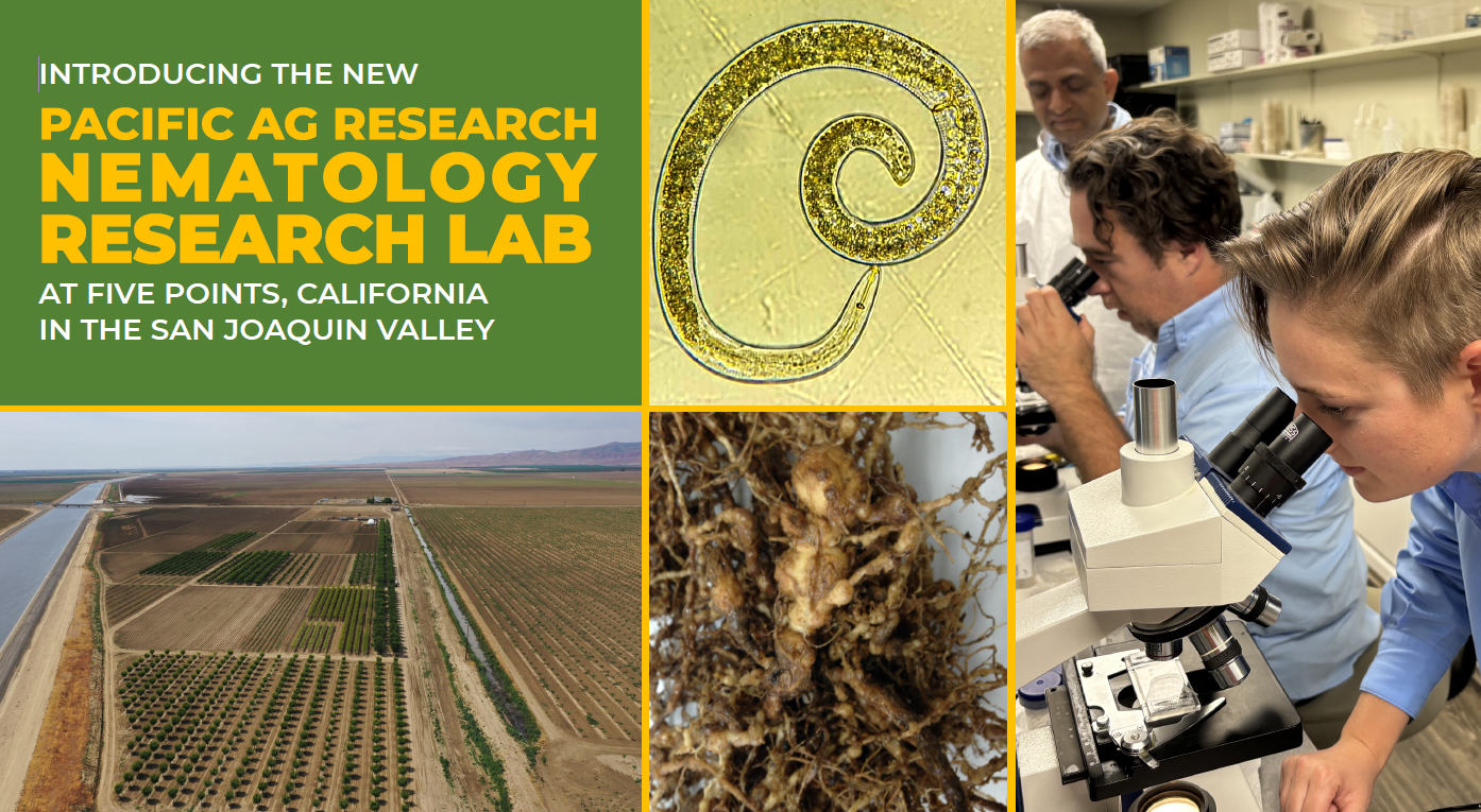 New Pacific Ag Research Nematology Lab at Five Points, CA